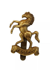 West Kent Yeomanry Cap Badge Brass Metal