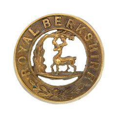 Royal Berkshire Helmet Plate Centre Brass Metal