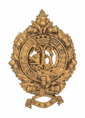 Argyll and Sutherland Highlanders 8th Volunteers Battalion Cap Badge Brass Metal