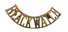Black Watch Shoulder Title Brass Metal