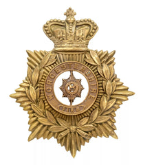 Helmet Plate & Worcestershire Centre Brass Metal