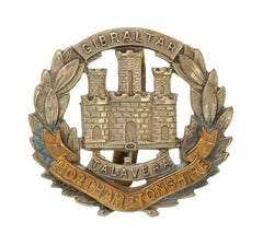 Northampton Regiment Cap Badge Bi Metal