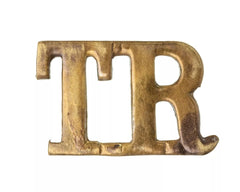 Training Reverse Shoulder Title Brass Metal