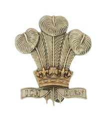 Royal Regiment of Wales Cap Badge Bi Metal