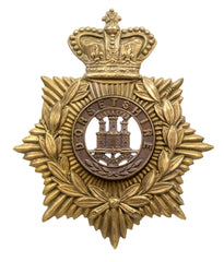 Helmet Plate & Dorsetshire Centre Brass Metal