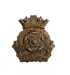 Duke of Lancashire Own Yeomanry Cap Badge Brass Metal