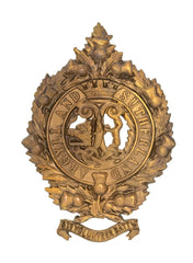 Argyll and Sutherland Highlanders 5th Volunteers Battalion Cap Badge Brass Metal