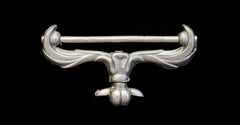 British Crimea Medal suspender Swivel Silver