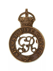 Second Life Guards Cap Badge Brass Metal