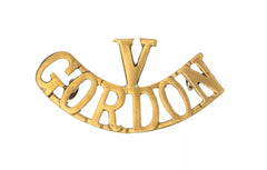 Volunteers Gordon Shoulder Title Brass Metal
