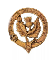 Berwick Militia Cap Badge Brass Metal