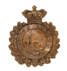 Commissioners of Irish Lights Cap Badge Brass Metal