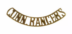 Conn Rangers Shoulder Title Brass Metal