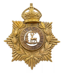 Helmet Plate & Royal Berkshire Centre Brass Metal