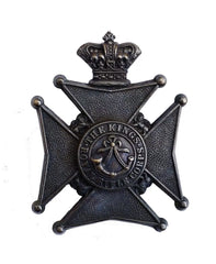 The Kings Royal Rifle Corps Cap Badge Brass Metal