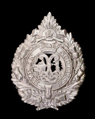 Australian Byron Scottish Cap Badge Hallmarked Silver