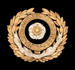 The York & Lancaster Regiment Officers Slouch Badge