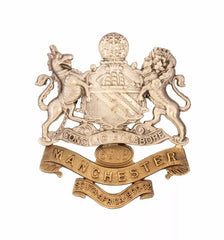 6th Volunteers Battalion Manchester South Africa 1900-02 Cap Badge Bi Metal