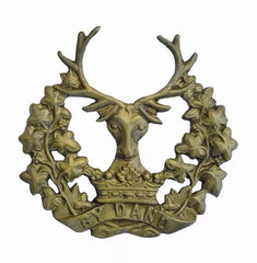 Gordon Highlanders Cap Badge Brass Metal