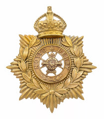 Helmet Plate & Notts & Derby Centre Brass Metal