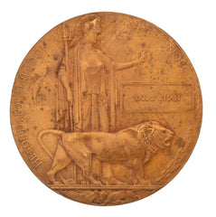 WW1 Memorial Plaque Saraf Khan Original