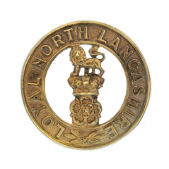 Loyal North Lancashire Helmet Plate Centre Brass Metal