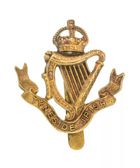 Tyneside Irish Cap Badge Brass Metal