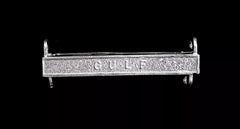 Gulf Medal Clasp Silver
