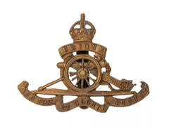 Royal Artillery Ubique Cap Badge Brass Metal