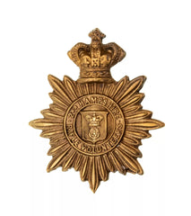2nd Hampshire Rifle Volunteers Cap Badge Brass Metal