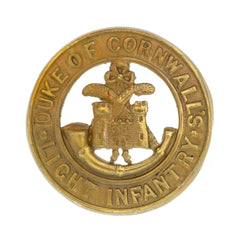 Duke of Cornwall Helmet Plate Centre Brass Metal