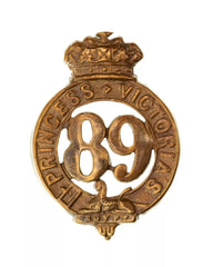 89th Royal Irish Fusiliers Glengarry Badge Brass Metal