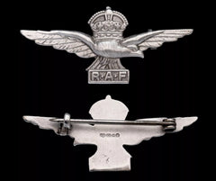 Royal Air Force Pathfinders Sweetheart Brooch Hallmarked Silver