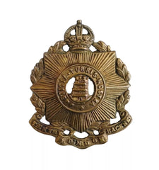 10th London Hackney Cap Badge Brass Metal