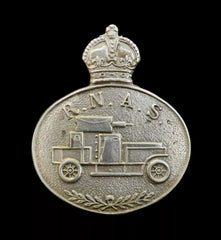 Royal Naval Air Service Armoured Car Division Badge Hallmarked Silver