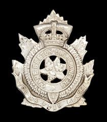 Cape Breton Highlanders Canadian Cap Badge Hallmarked Silver
