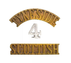 4th Tyneside Scottish Shoulder Title Bi Metal