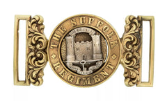 The Suffolk Regiment Officers Waist Belt Buckle