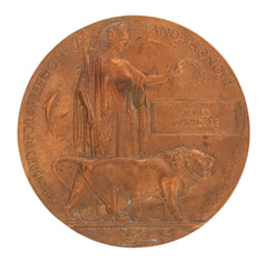WW1 Memorial Plaque James Cansdale Original