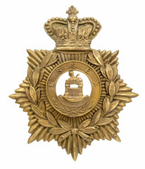 Helmet Plate & Essex 2 Castle Centre Brass Metal