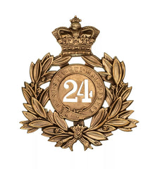 24th South Wales Borders Regiment Last Shako Plate Brass Metal
