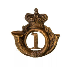 1st Lanarkshire Rifle Volunteers Cap Badge Brass Metal