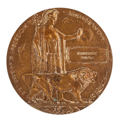 WW1 Memorial Plaque Frederick Prince Original