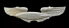 Zeppelin Wing Badge Hallmarked Silver
