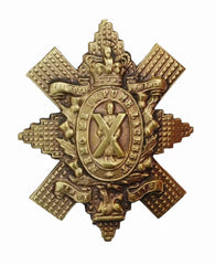 The Royal Highlanders Black Watch Cap Badge Brass Metal
