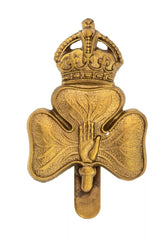 14th Royal Irish Rifles Cap Badge Brass Metal