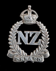 New Zealand Expeditionary Force Cap Badge Hallmarked Silver