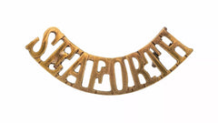 Seaforth Shoulder Title Brass Metal