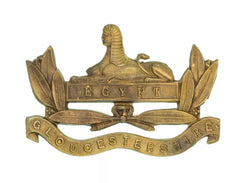 Gloucestershire Regiment Pouch Badge Brass Metal