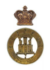Suffolk Regiment 3 Castle Glengarry Badge